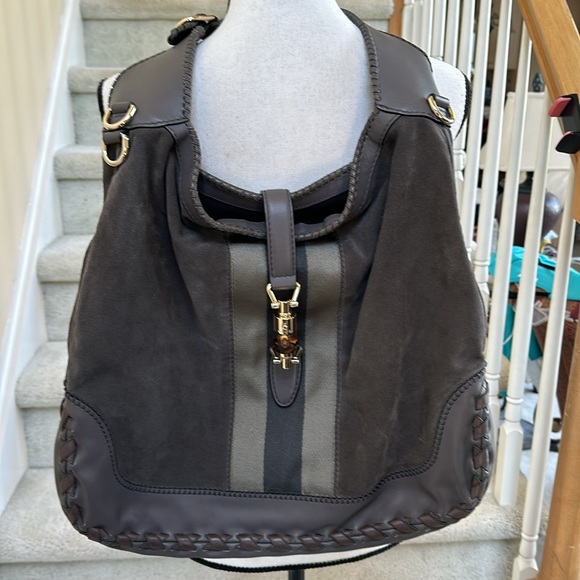 Gucci Dark Gray Hobo - Picture 17 of 17